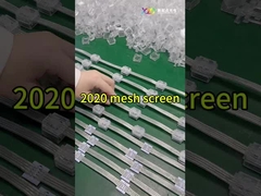 High Definition DMX512 SPI LED Injection Grid Screen High Waterproof para fachada