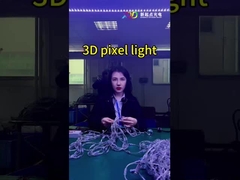 Full Color RGB 3D Pixel LED Cristal Lâmpada Interativa Para Decoração