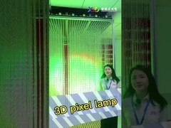Caixa de luz interativa de detecção de movimento 3D personalizada para decoração de férias