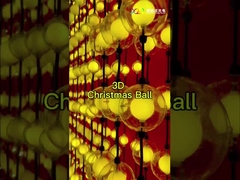 Bola de Natal 3D Pixel Led 50 Árvore de Natal Full Color Impermeável