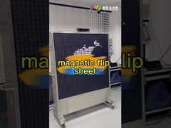 Flip Dot Magnetic Screen para o Salão de Exposições da Estação Creative Ad Flip Wall